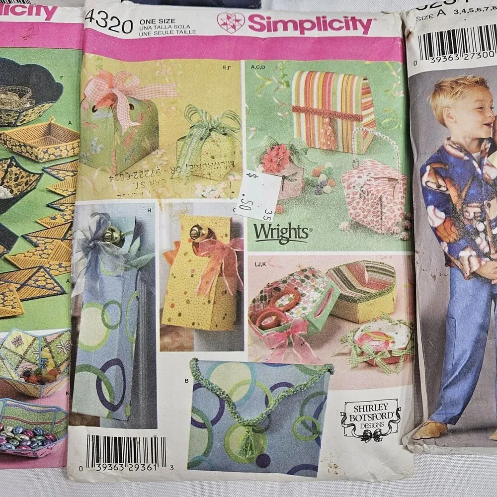 6 Vintage Patterns Diy Butterwick‎ Animal Pillow Simplicity Mccalls Crafts NIB